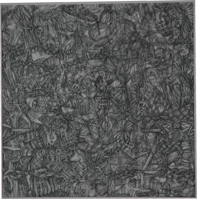Ancianu (graphite (20x20in.)